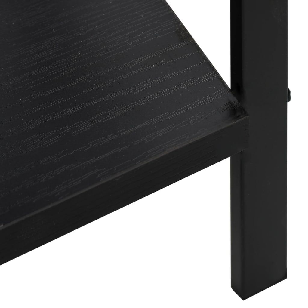 4-Layer Book Shelf Black 60x27.6x124.5 cm Engineered Wood Price
