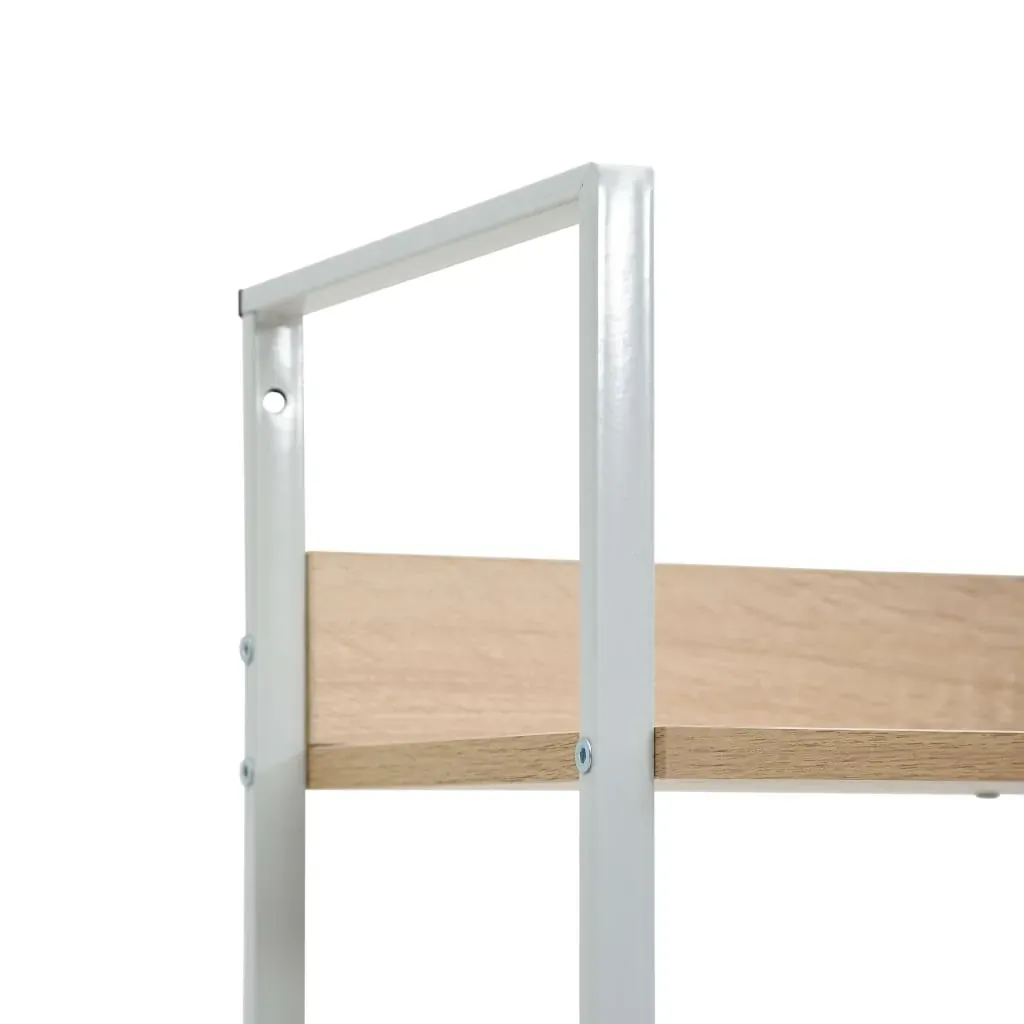 4-Layer Book Shelf Oak 60x27.6x124.5 cm Engineered Wood Price