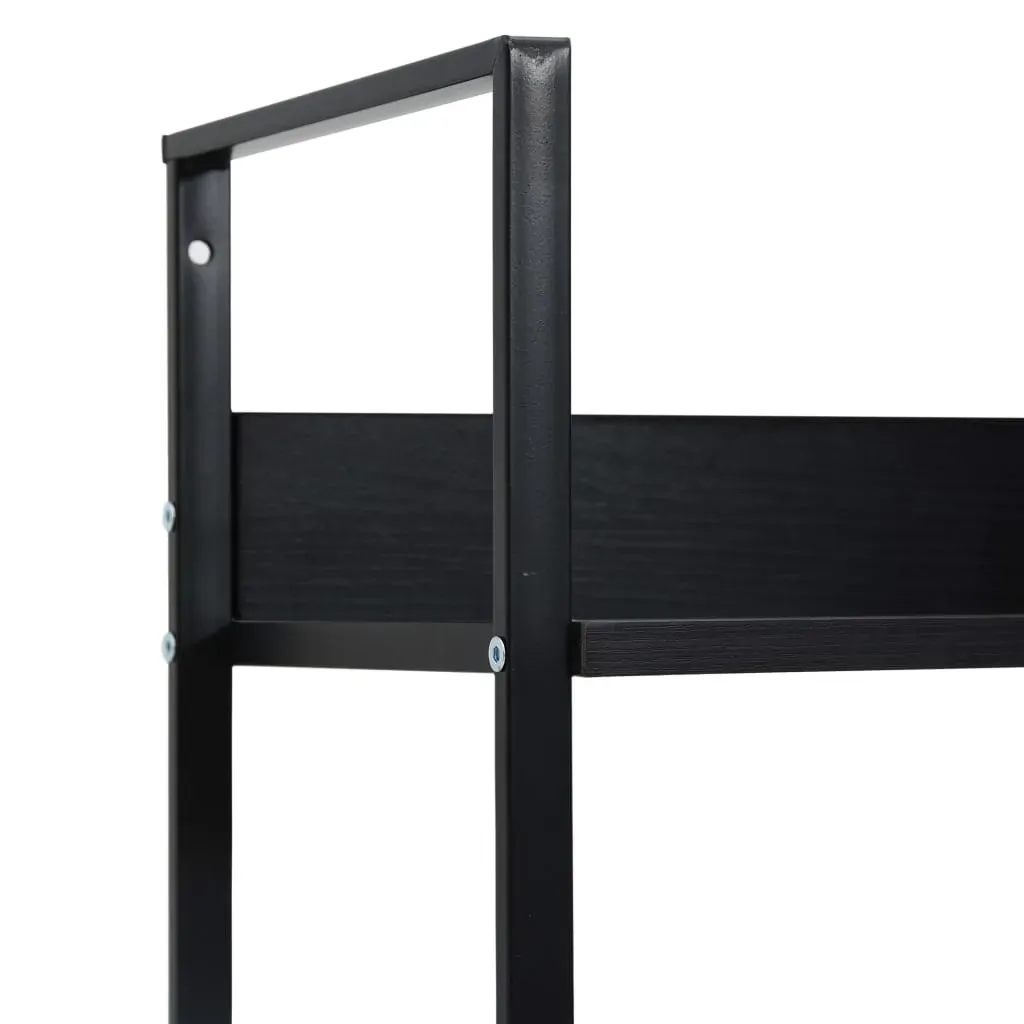 5-Layer Book Shelf Black 60x27.6x158.5 cm Engineered Wood Price
