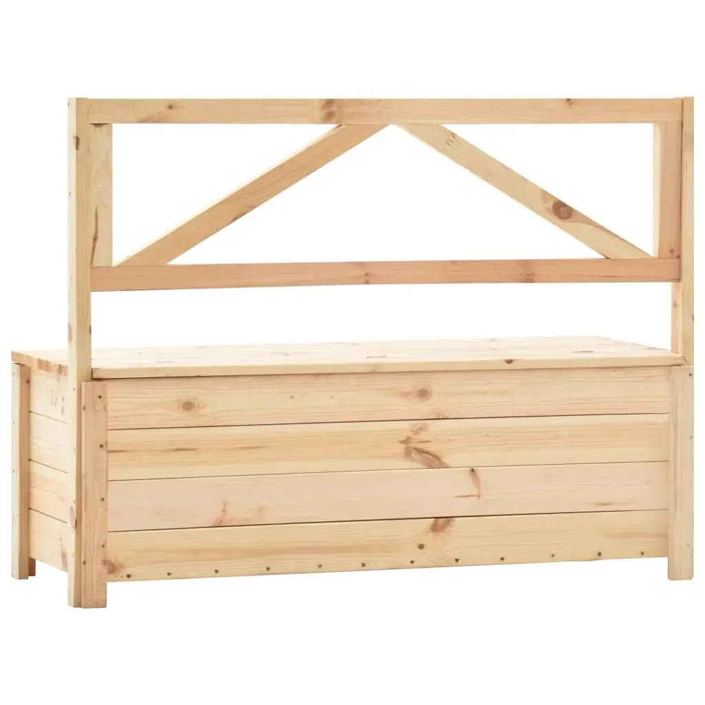 Storage Bench 120 cm Solid Pine Wood Price