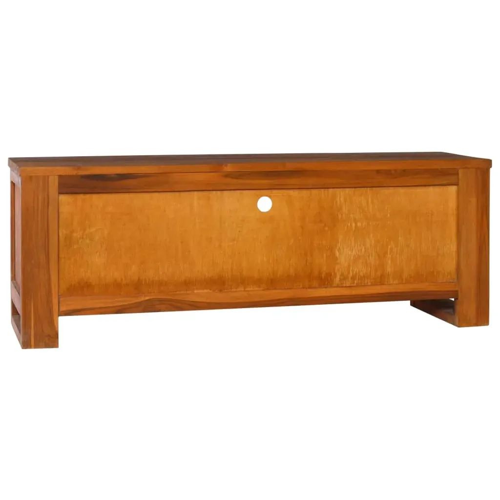 TV Cabinet 110x30x40 cm Solid Teak Wood Price