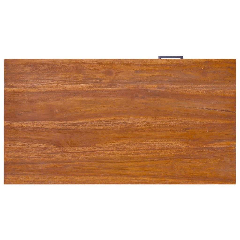 TV Cabinet 90x50x37 cm Solid Teak Wood Price