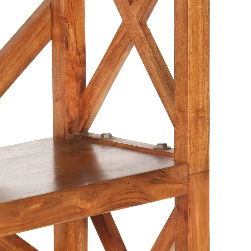 Bookshelf 60x30x160 cm Solid Acacia Wood Honey Finish Price