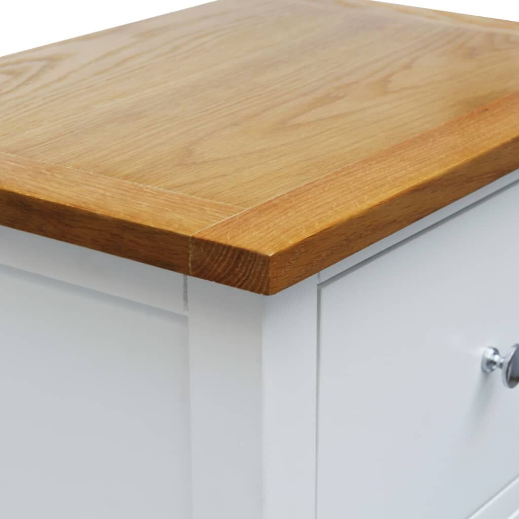 Nightstands 2 pcs 36x30x47 cm Solid Oak Wood Price