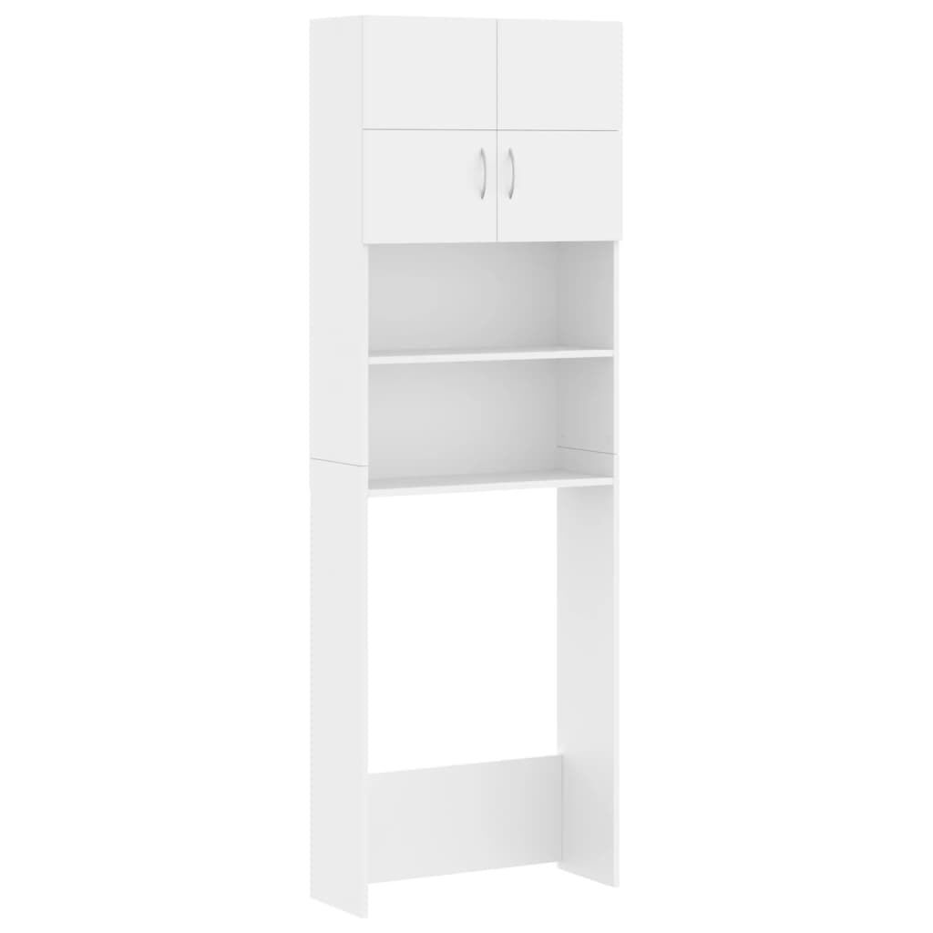 Washing Machine Cabinet Set White Engineered Wood Price