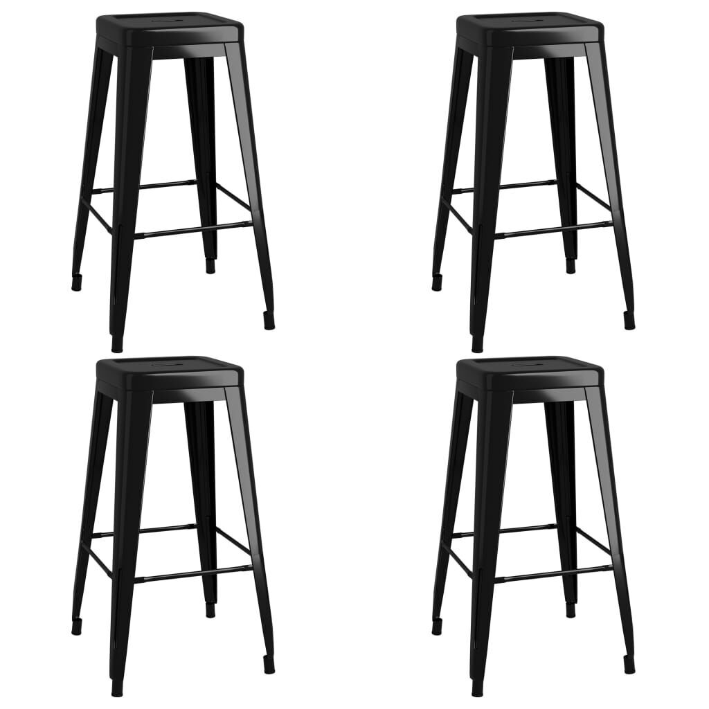 5 Piece Bar Set White and Black Price