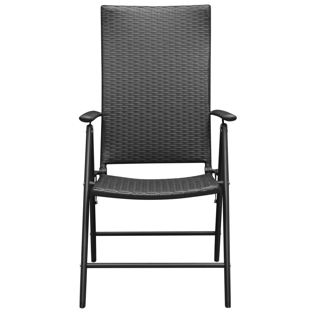 7 Piece Garden Dining Set Black and Brown Price