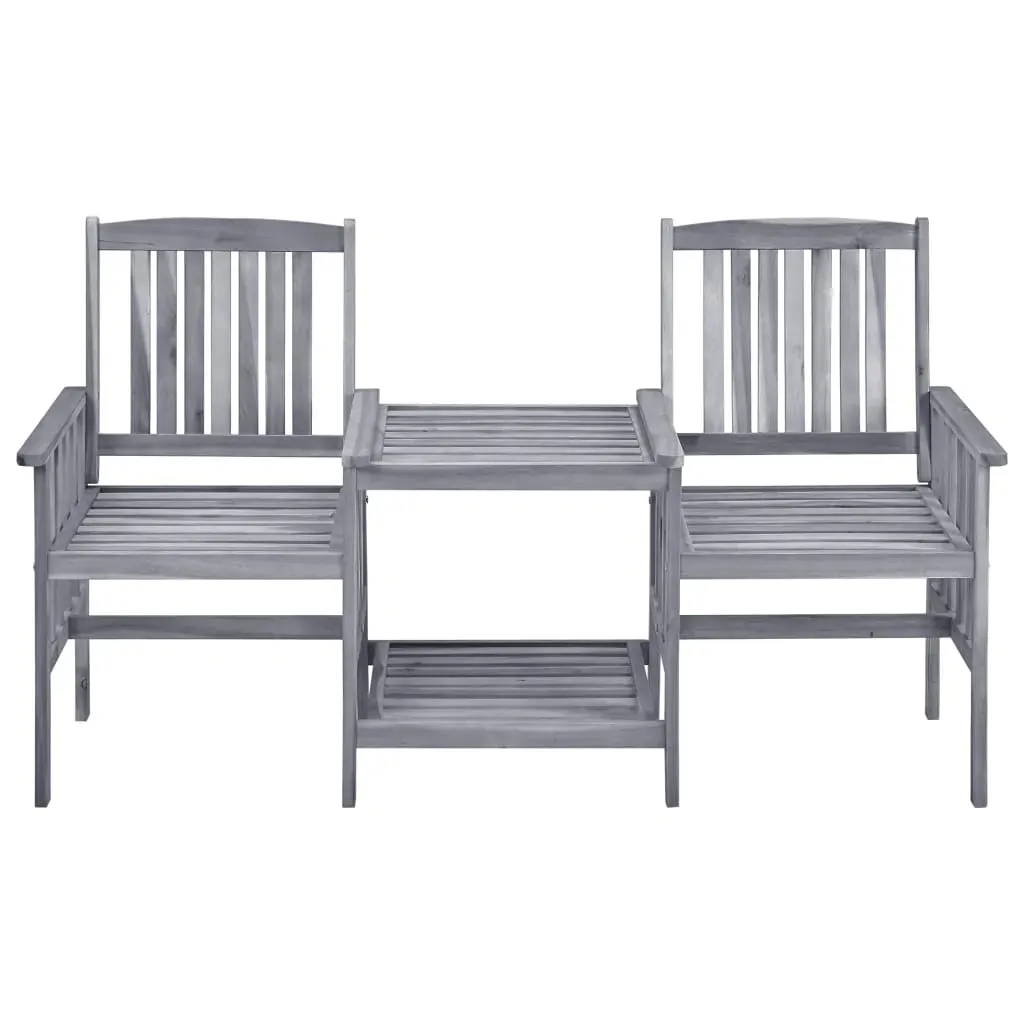 Garden Chairs with Tea Table and Cushions Solid Acacia Wood Price