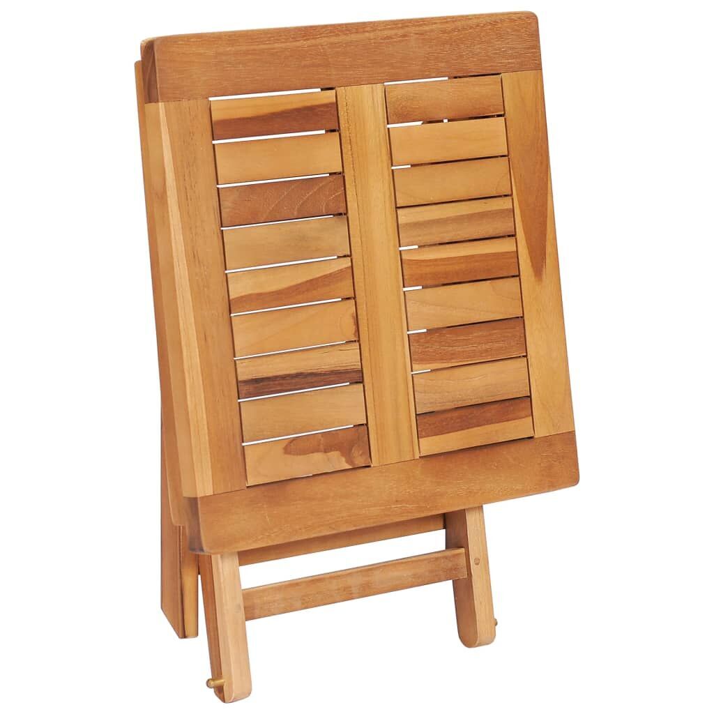 Sun Lounger with Table and Cushion Solid Teak Wood Price