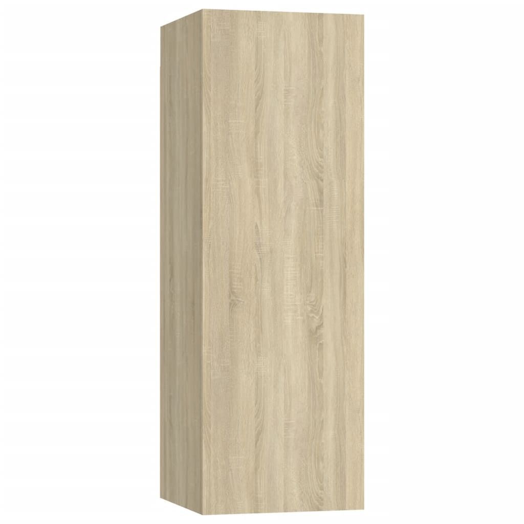 4 Piece TV Cabinet Set Sonoma Oak Engineered Wood Price