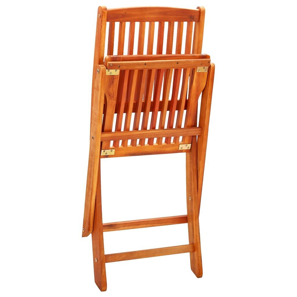 7 Piece Folding Outdoor Dining Set Solid Eucalyptus Wood Price