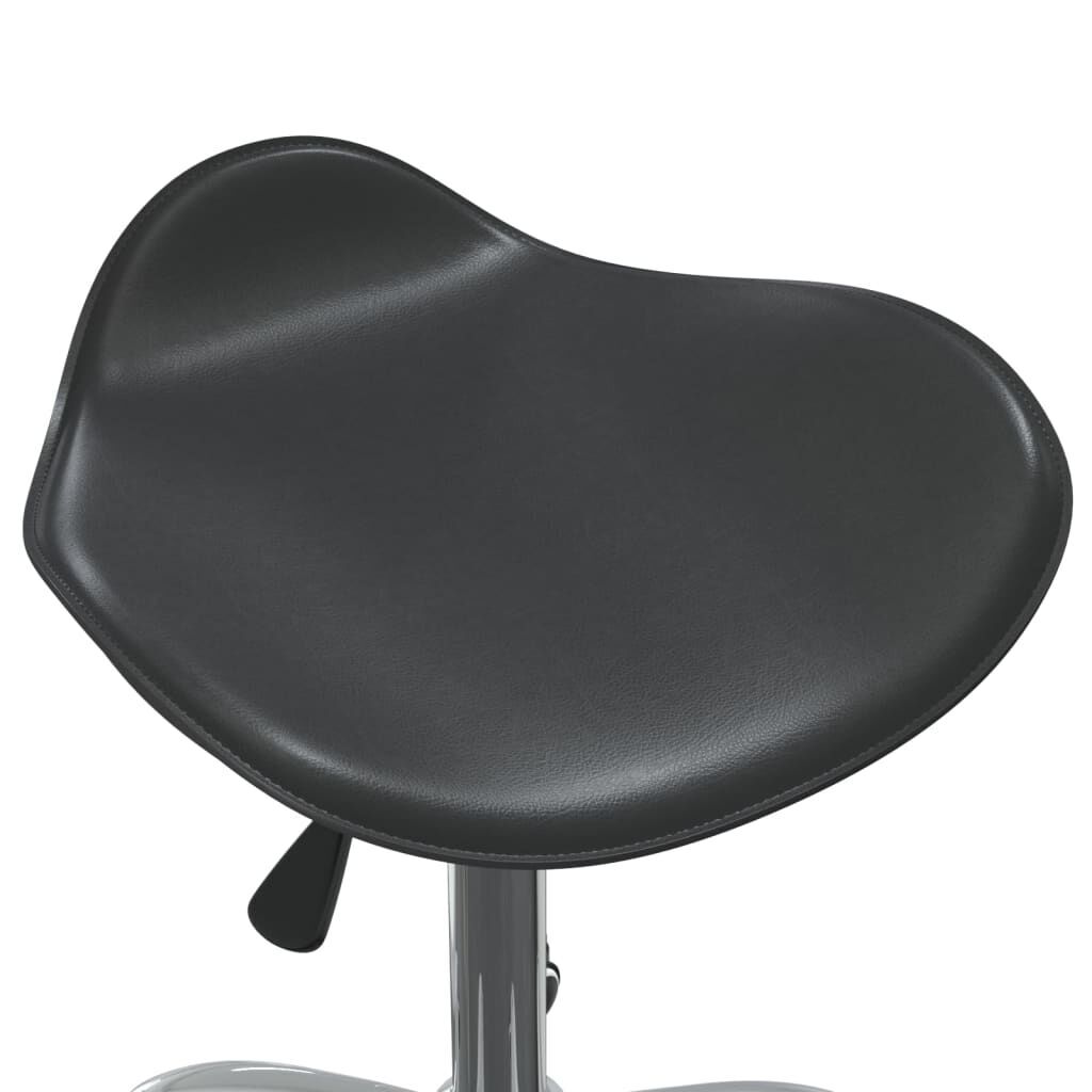 Swivel Dining Chair Black Faux Leather Price