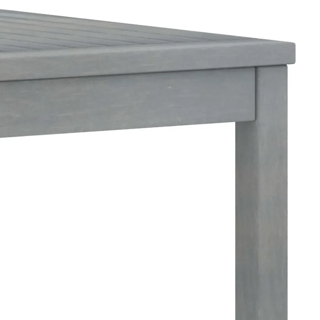 Coffee Table 100x50x33 cm Grey Solid Acacia Wood Price
