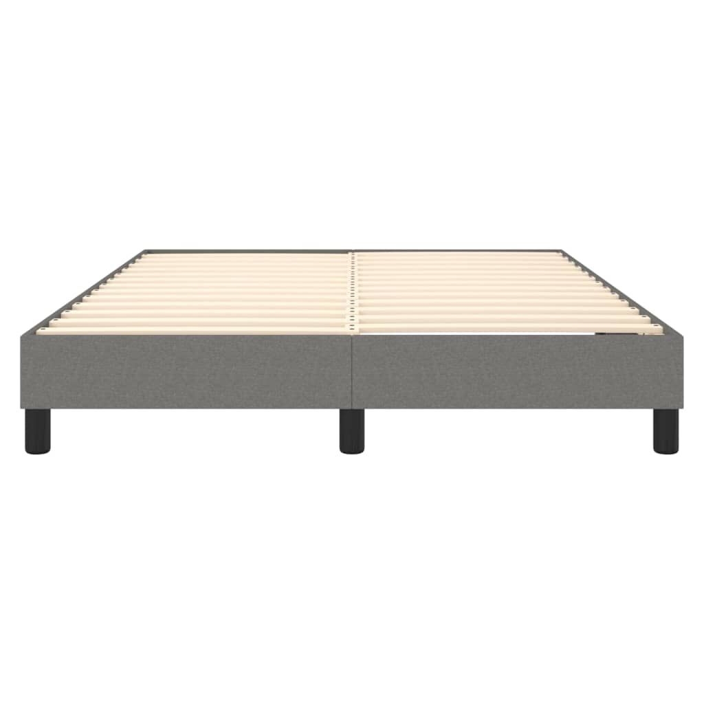 Bed Frame without Mattress Dark Grey Queen Fabric Price