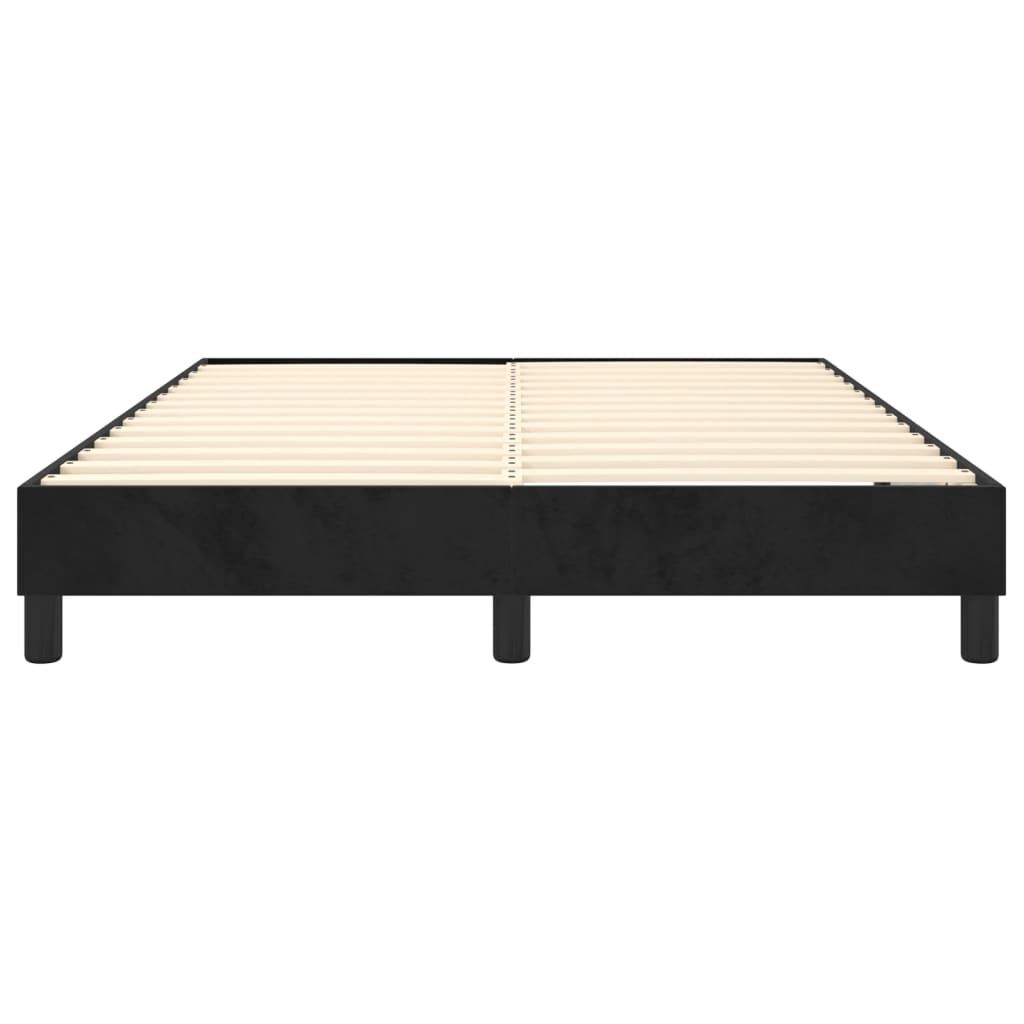 Bed Frame without Mattress Black Queen Velvet Price