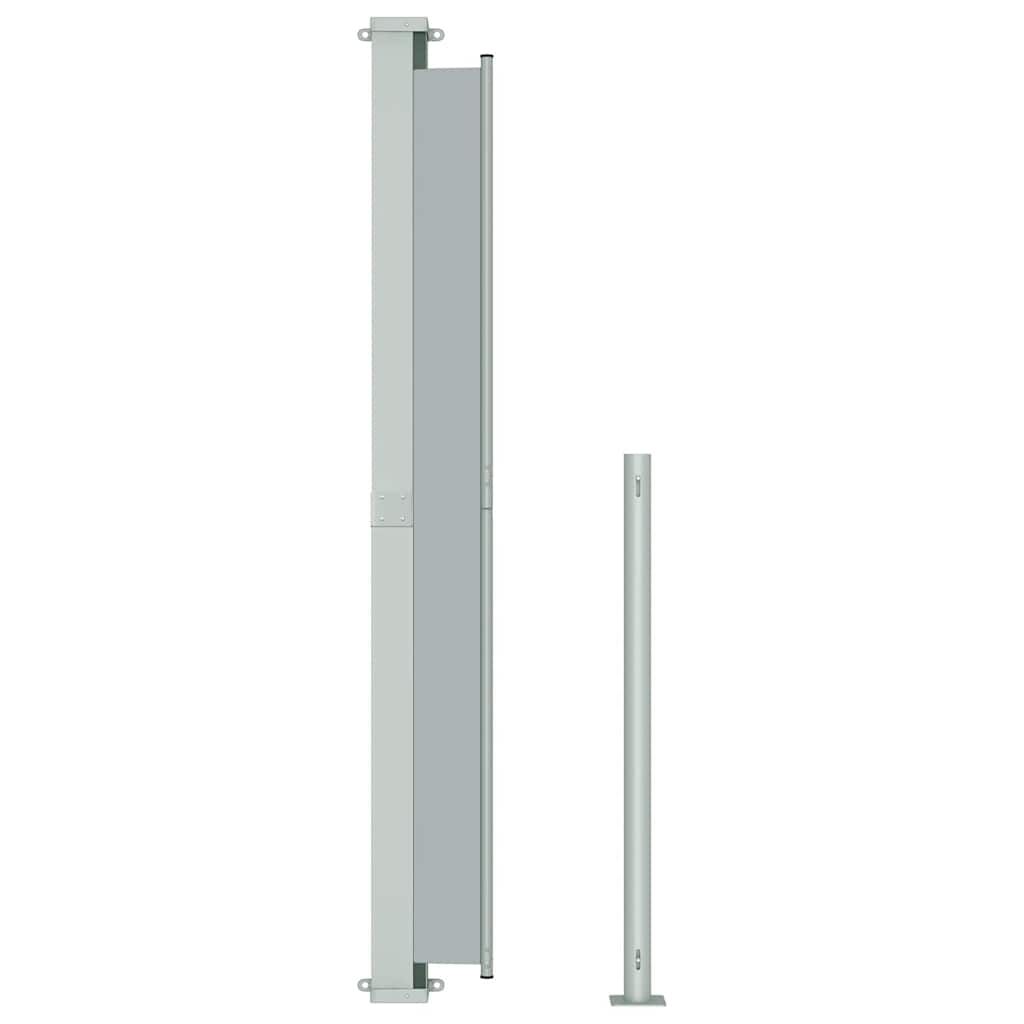 Patio Retractable Side Awning 200x500cm Grey Price