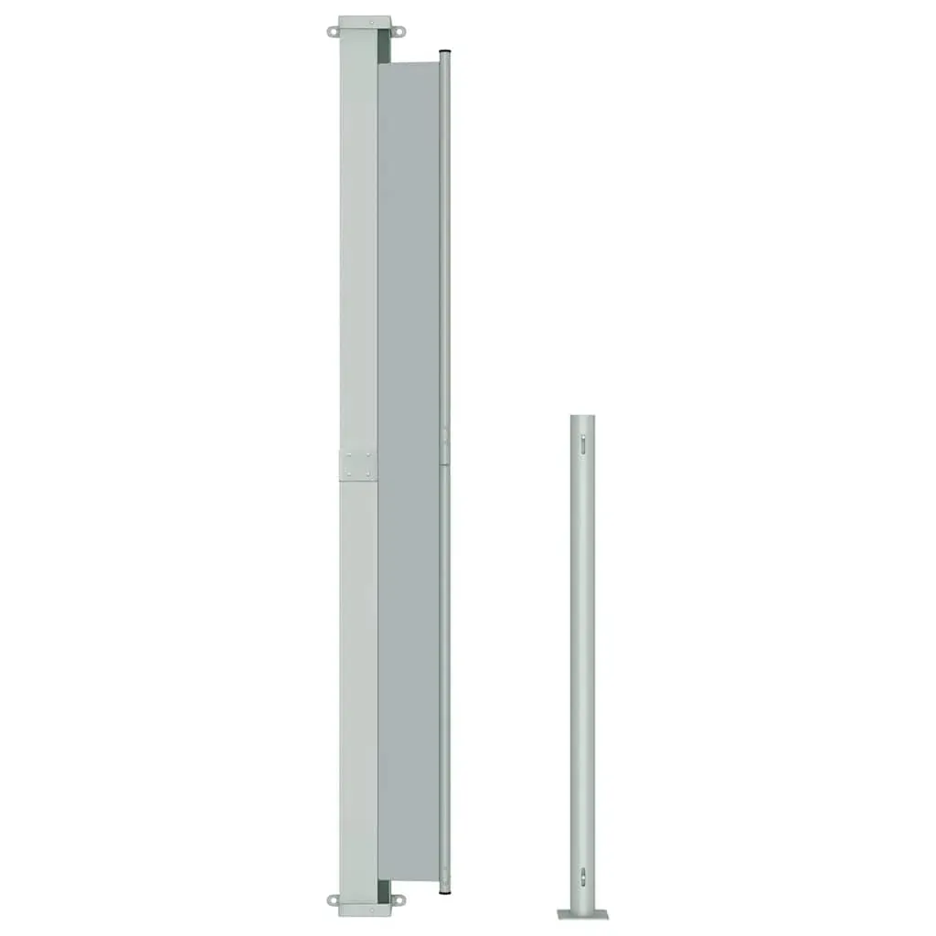 Patio Retractable Side Awning 200x500cm Grey Price