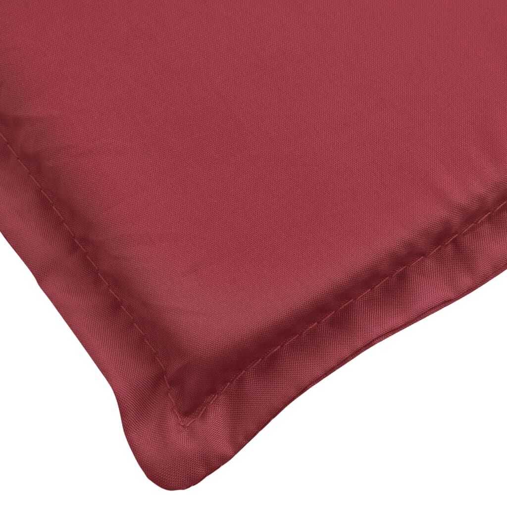 Sun Lounger Cushion Wine Red 200x60x3cm Oxford Fabric Price