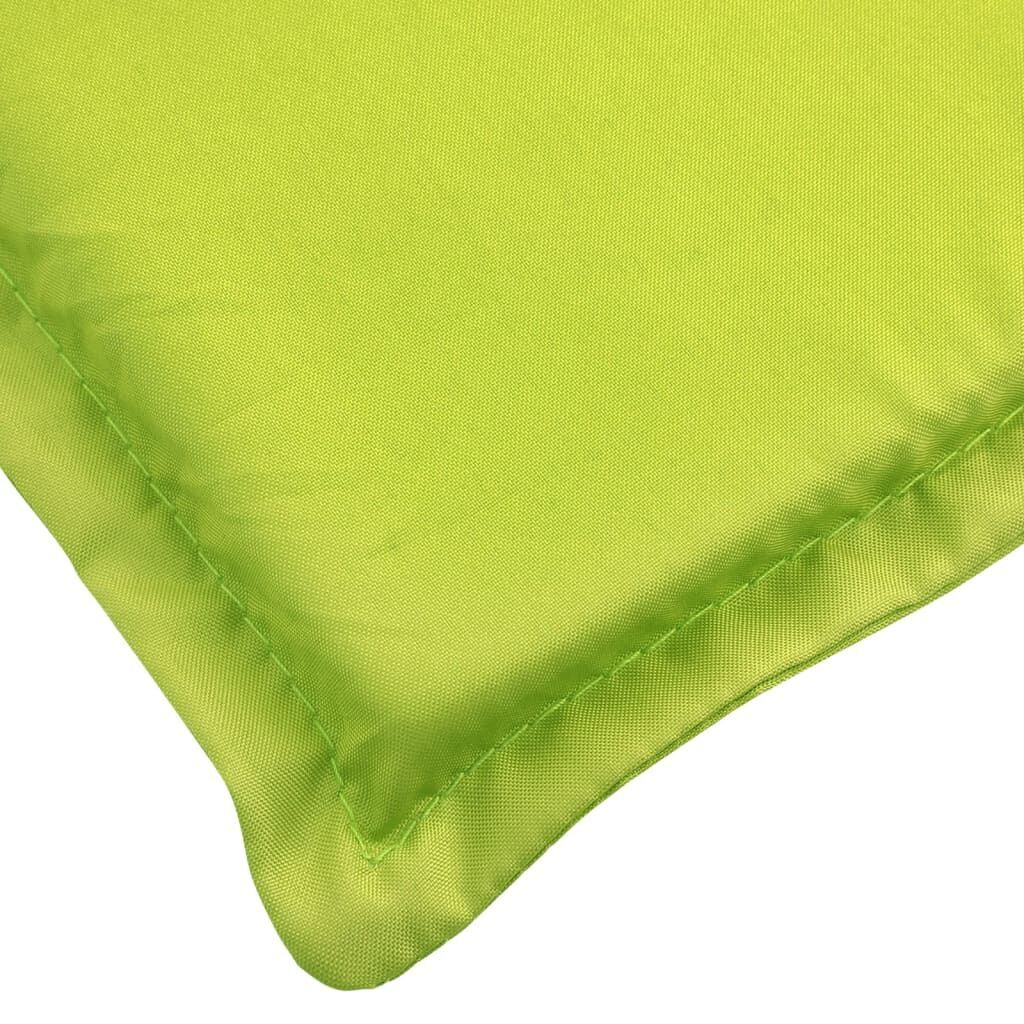 Sun Lounger Cushion Bright Green 200x70x3cm Oxford Fabric Price