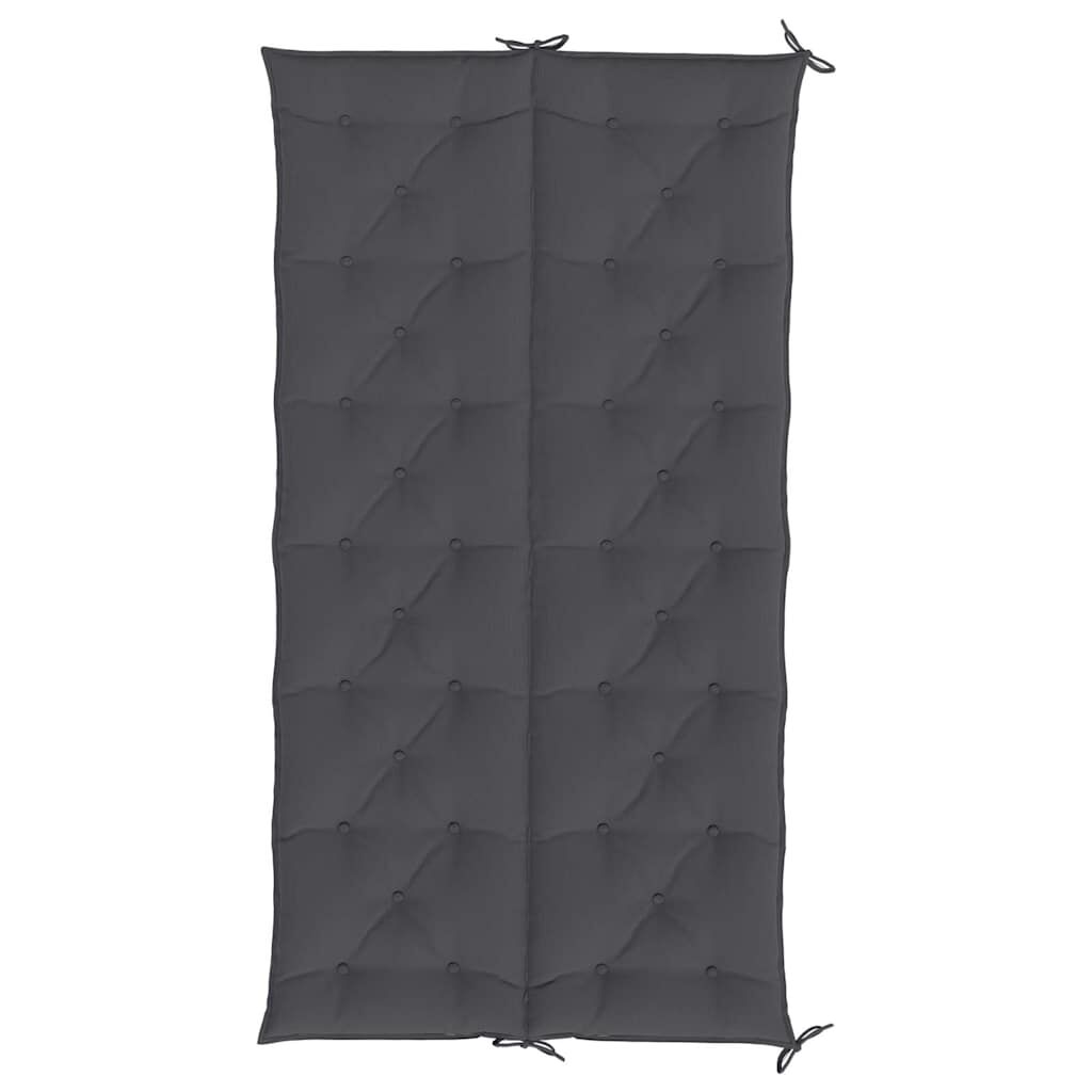 Garden Bench Cushion Anthracite 200x(50+50)x7cm Oxford Fabric Price