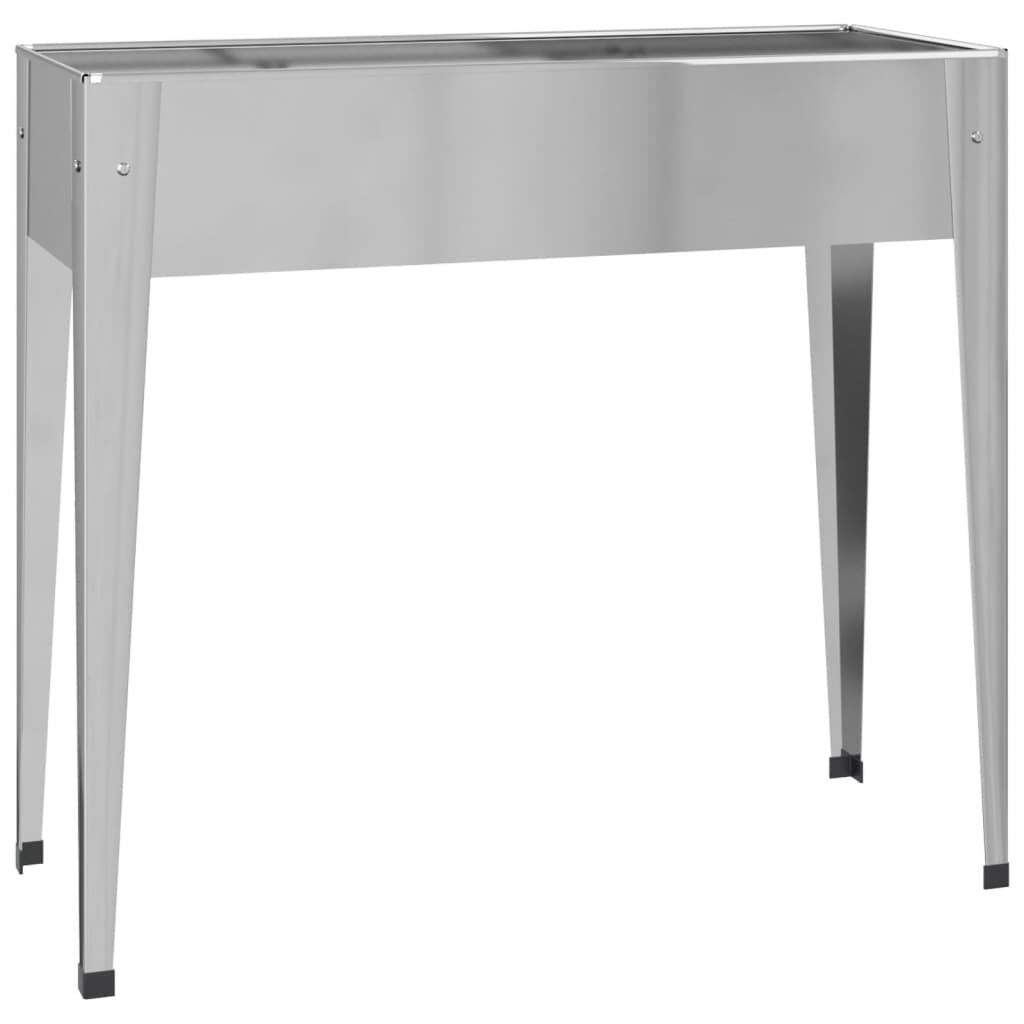 Garden Planters 2 pcs Galvanised Steel Price