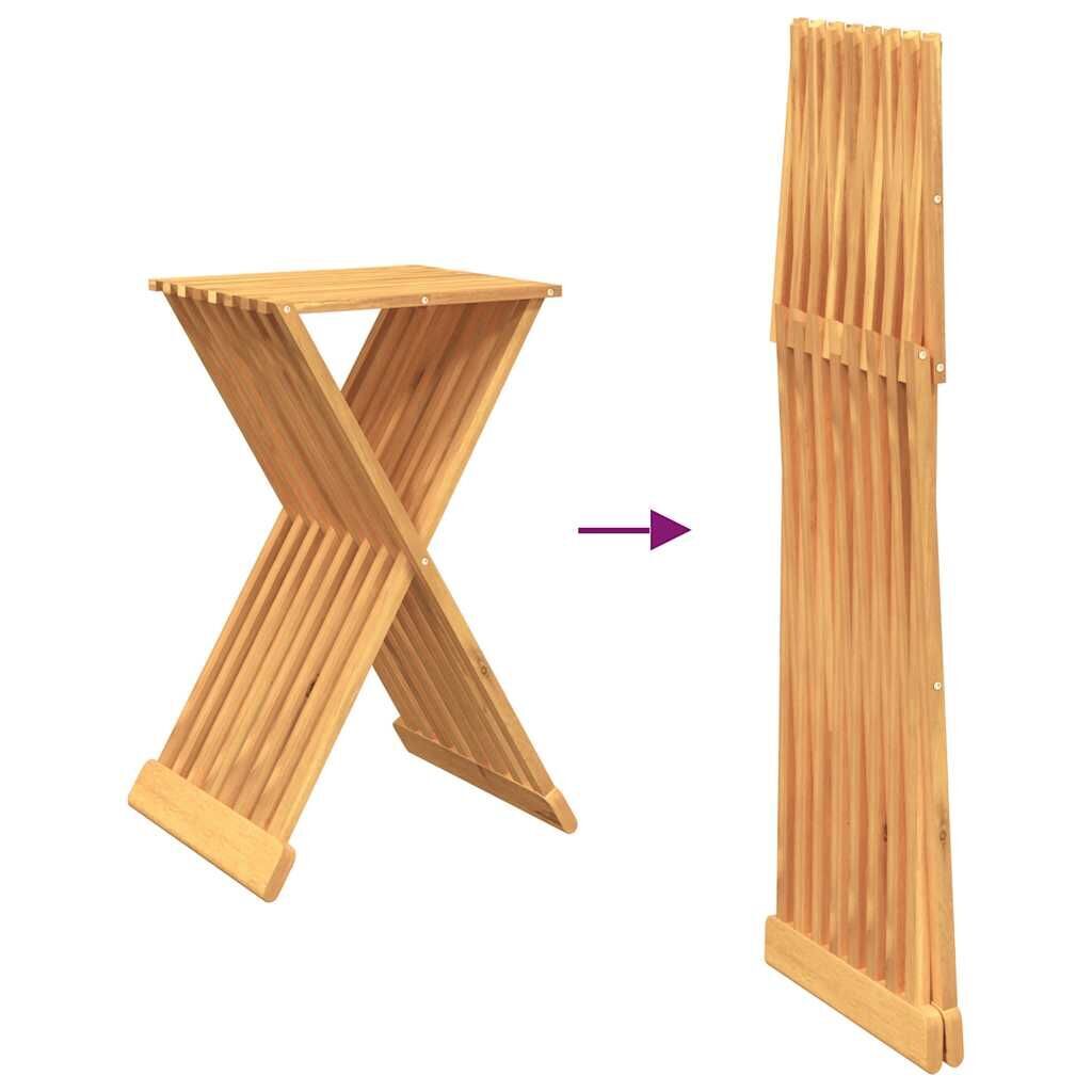 Folding Stool 40x32.5x70 cm Solid Wood Teak Price