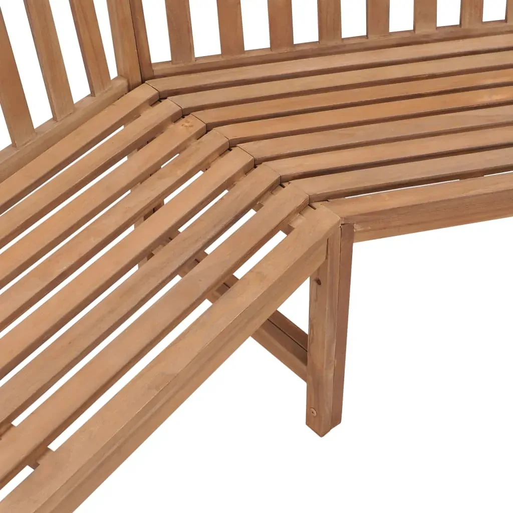 Garden Corner Bench 185x185x90 cm Solid Teak Wood Price