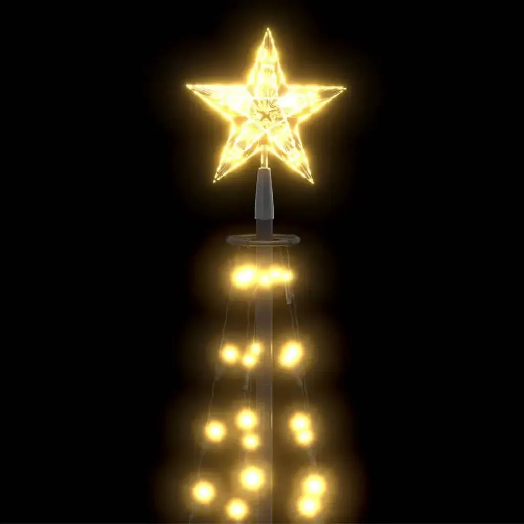 Christmas Cone Tree Warm White 84 LEDs Decoration 50x150 cm Price
