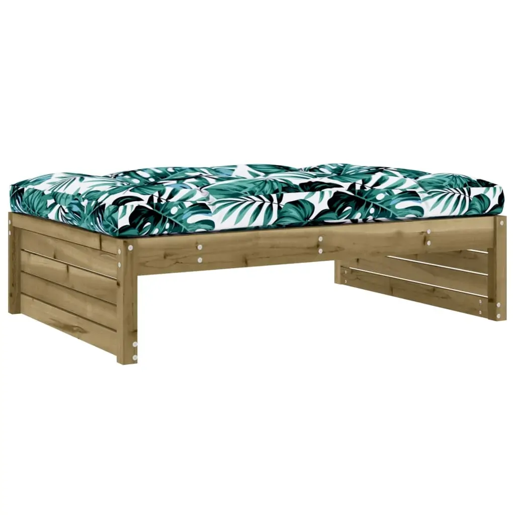 4 Piece Garden Lounge Set with Cushions Impregnated Wood Pine Price