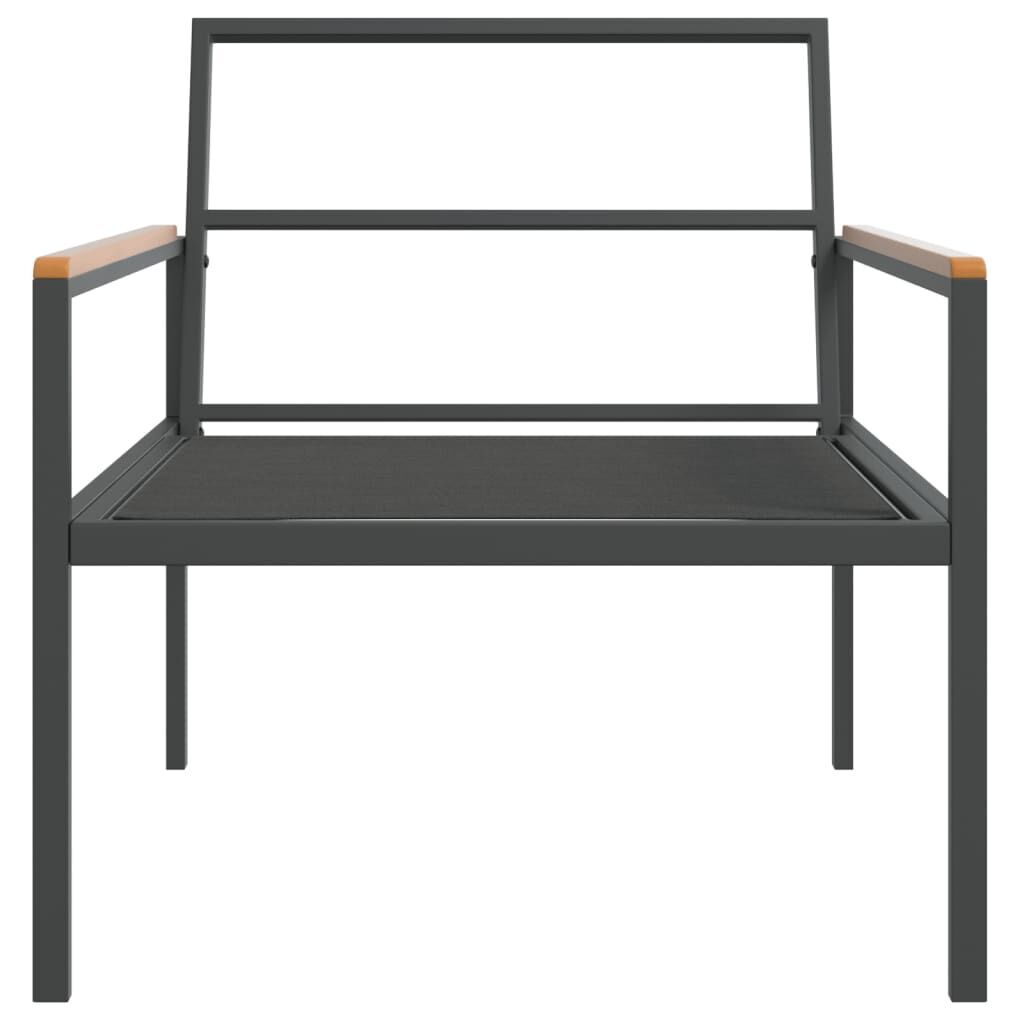 4 Piece Garden Lounge Set with Cushions Anthracite Steel Price