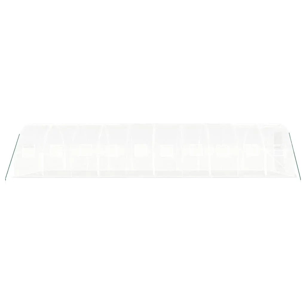Greenhouse with Steel Frame White 30 m² 10x3x2 m Price