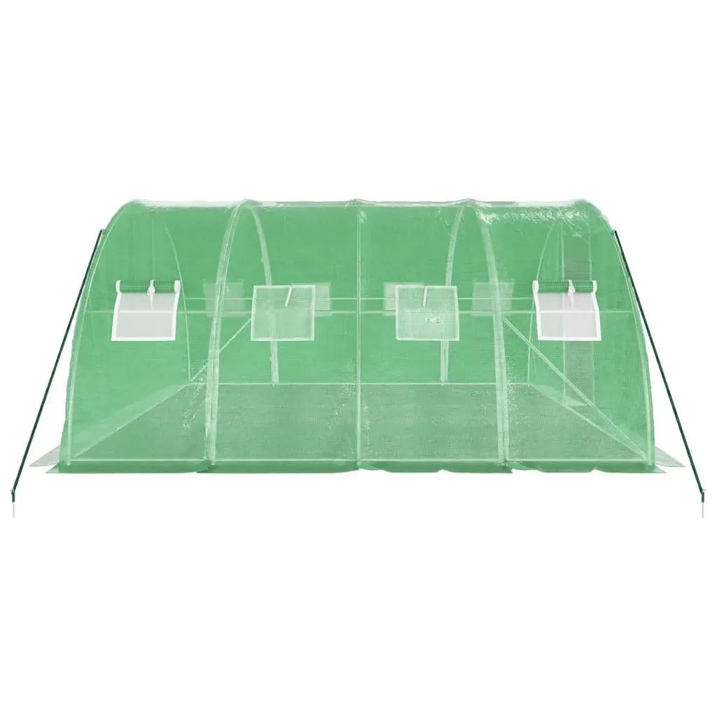 Greenhouse with Steel Frame Green 16 m² 4x4x2 m Price