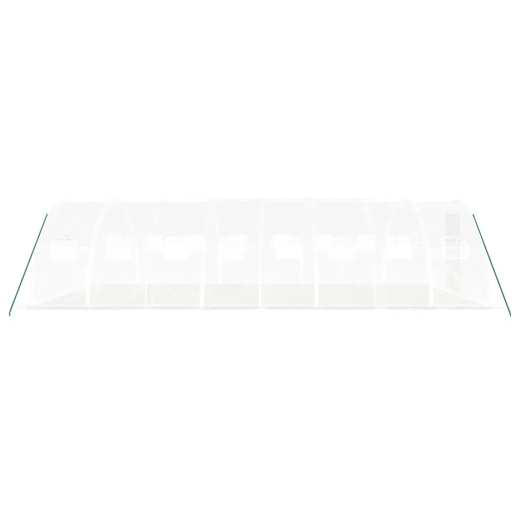 Greenhouse with Steel Frame White 32 m² 8x4x2 m Price