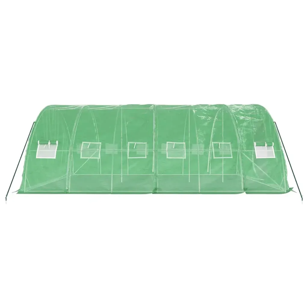 Greenhouse with Steel Frame Green 30 m² 6x5x2.3 m Price