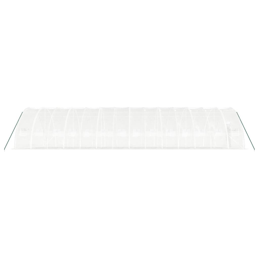 Greenhouse with Steel Frame White 84 m² 14x6x2.85 m Price