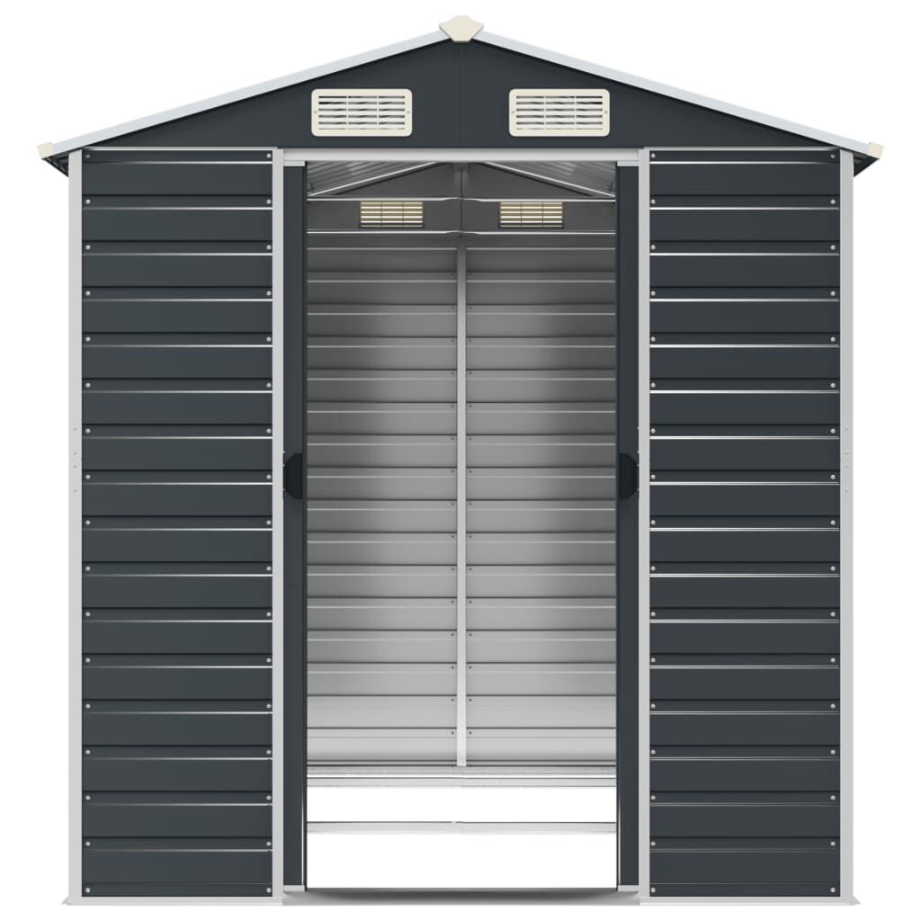 Garden Shed Anthracite 191x215x198 cm Galvanised Steel Price