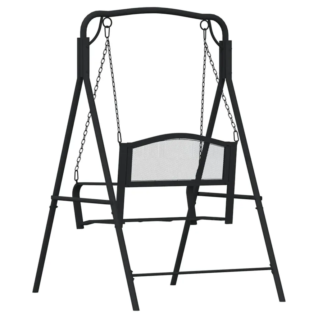 Swing Bench 124 cm Black Steel Price