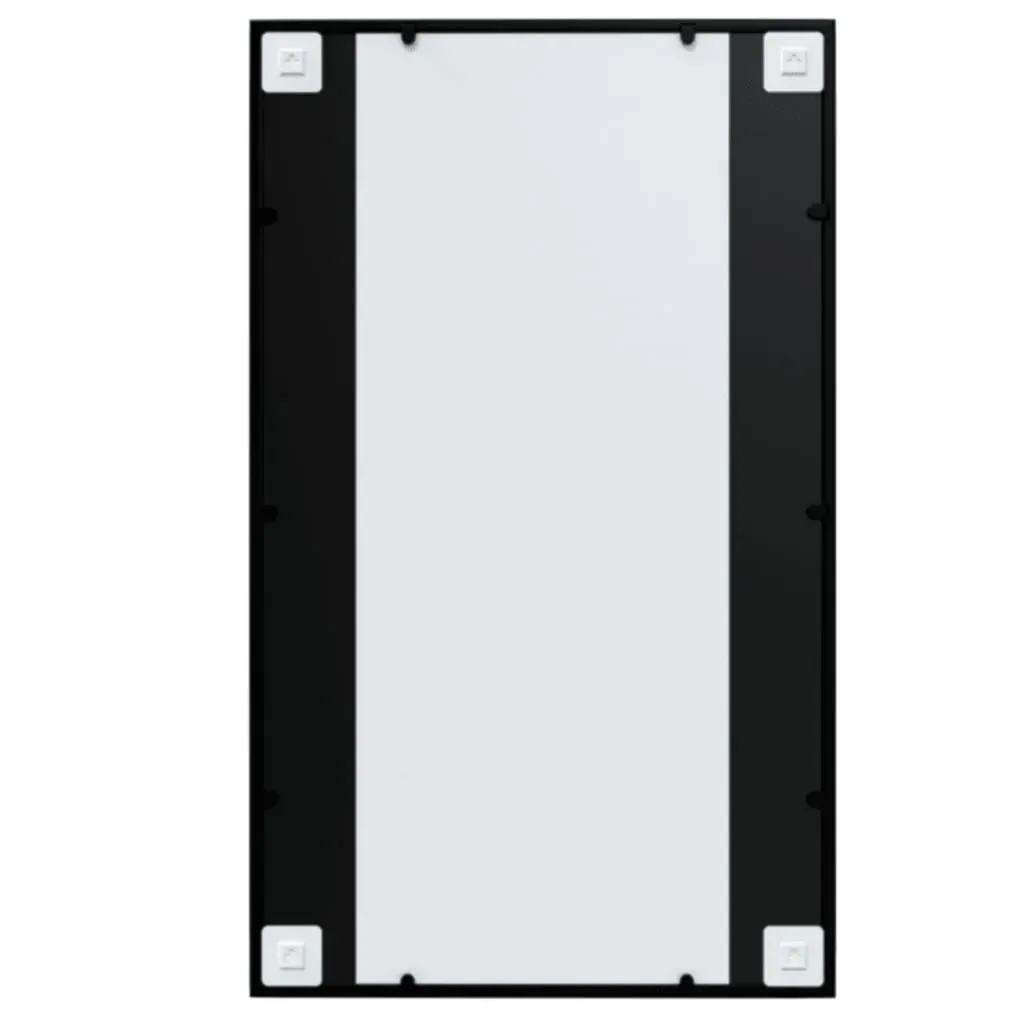Wall Mirrors 3 pcs Black 100x60 cm Metal Price