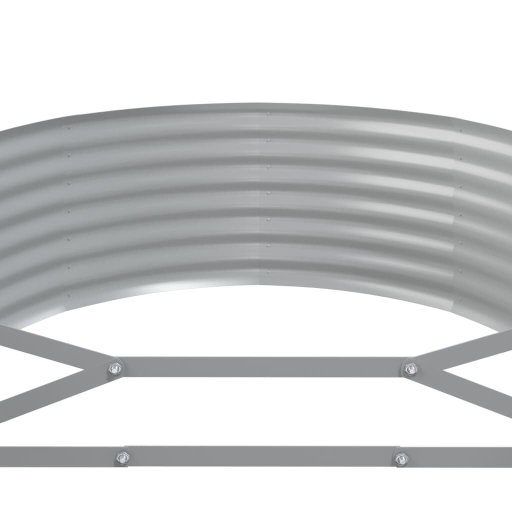 Garden Raised Bed Powder-coated Steel 507x100x36 cm Anthracite Price