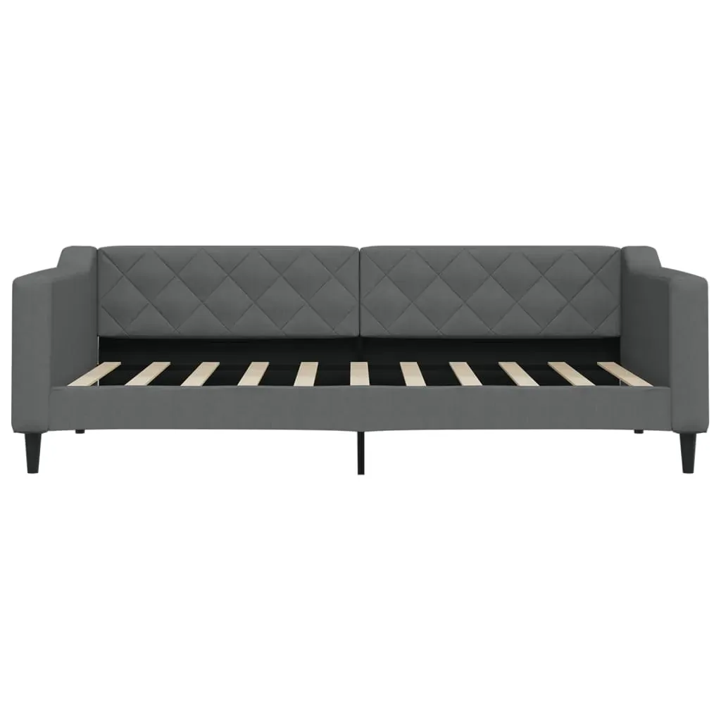 Daybed with Trundle&Drawers without Mattress Dark Grey 90x190 cm Price