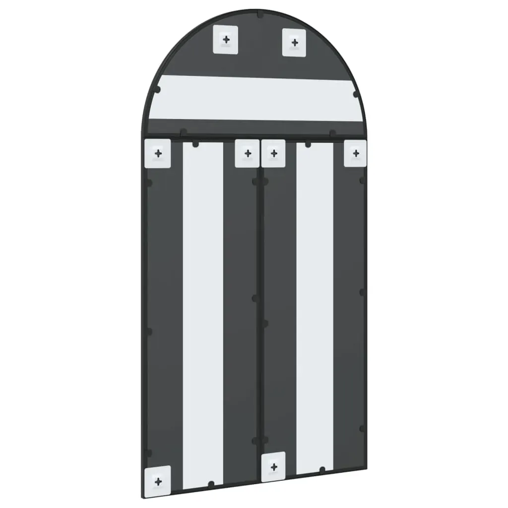Wall Mirror Black 60x110 cm Arch Iron Price