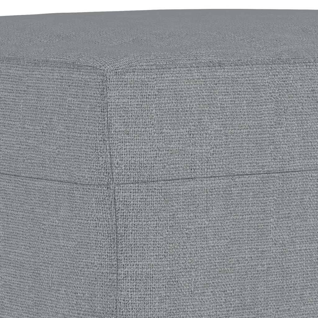 3 Piece Sofa Set with Cushions Light Grey Fabric Price