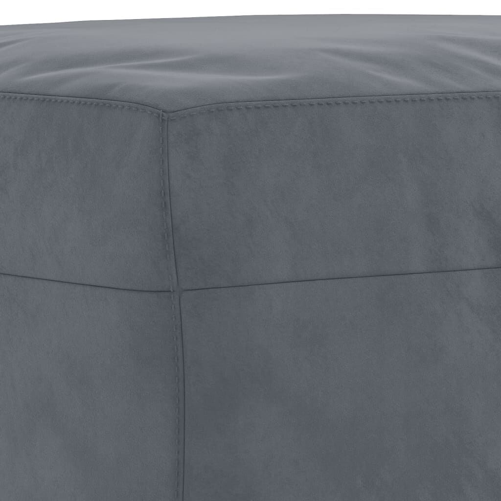3 Piece Sofa Set with Cushions Dark Grey Velvet Price