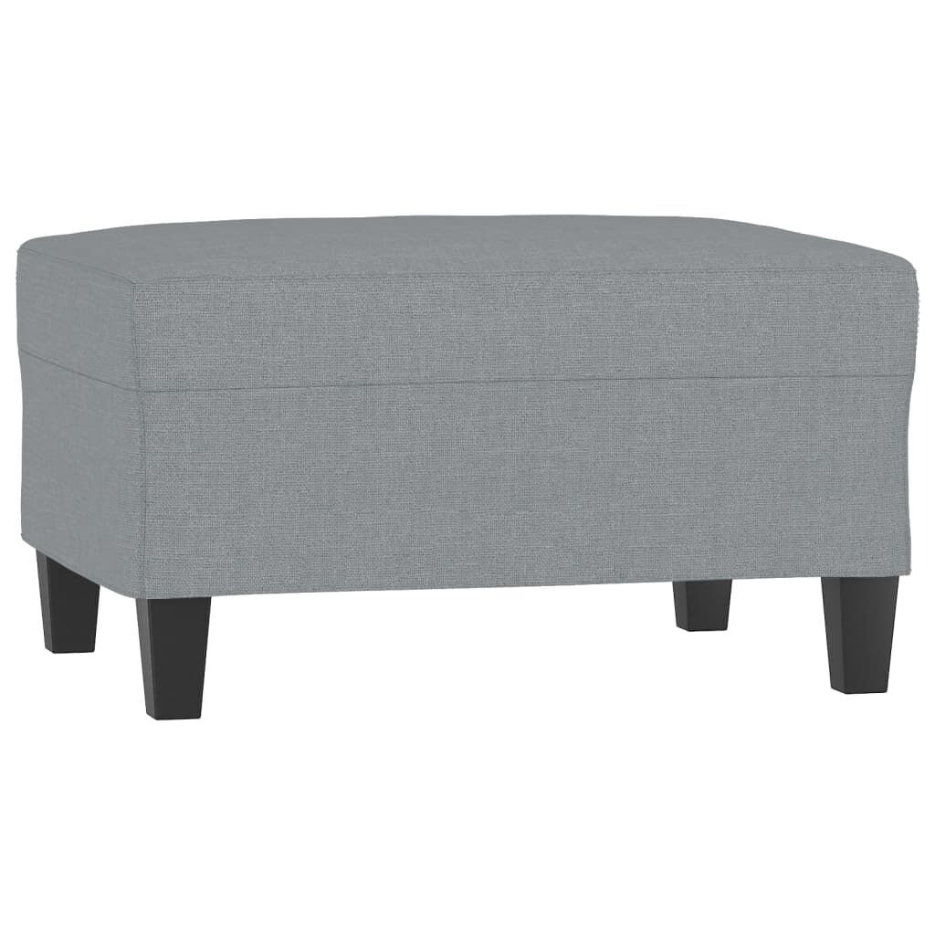 4 Piece Sofa Set with Pillows Light Grey Fabric Price