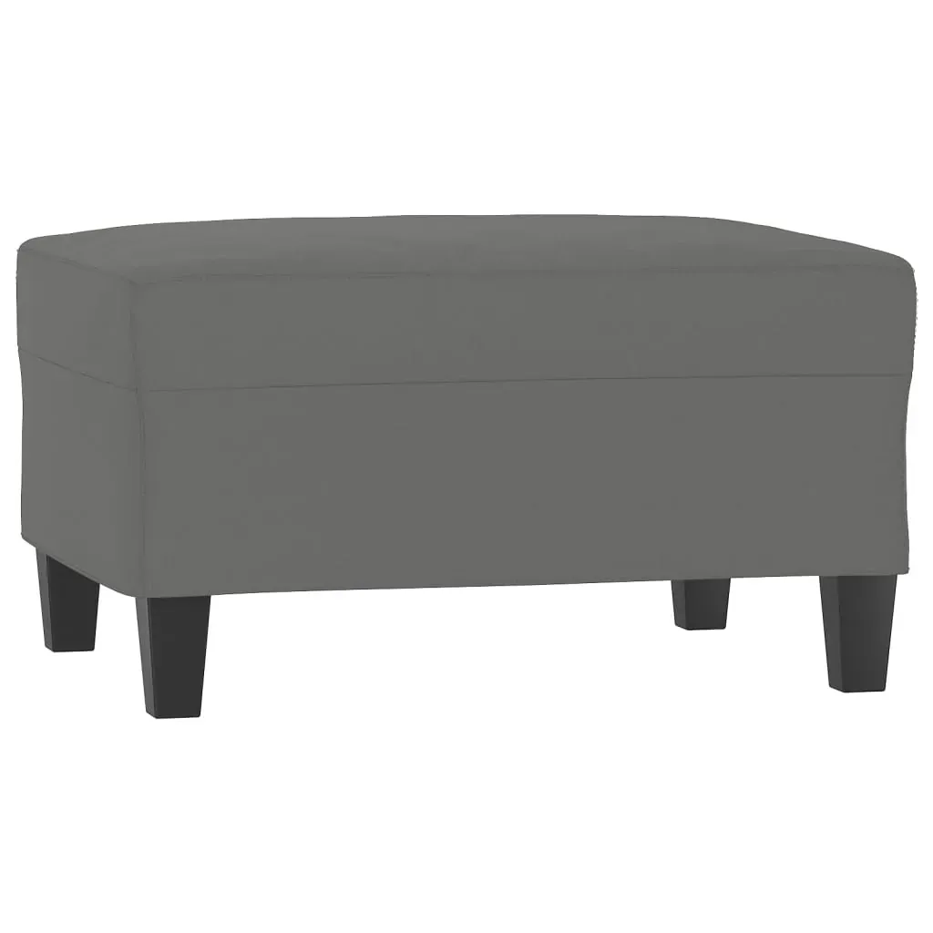 2 Piece Sofa Set with Pillows Dark Grey Microfibre Fabric Price