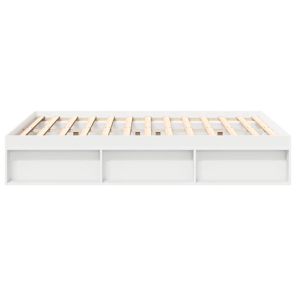 Bed Frame without Mattress White 150x200 cm Price