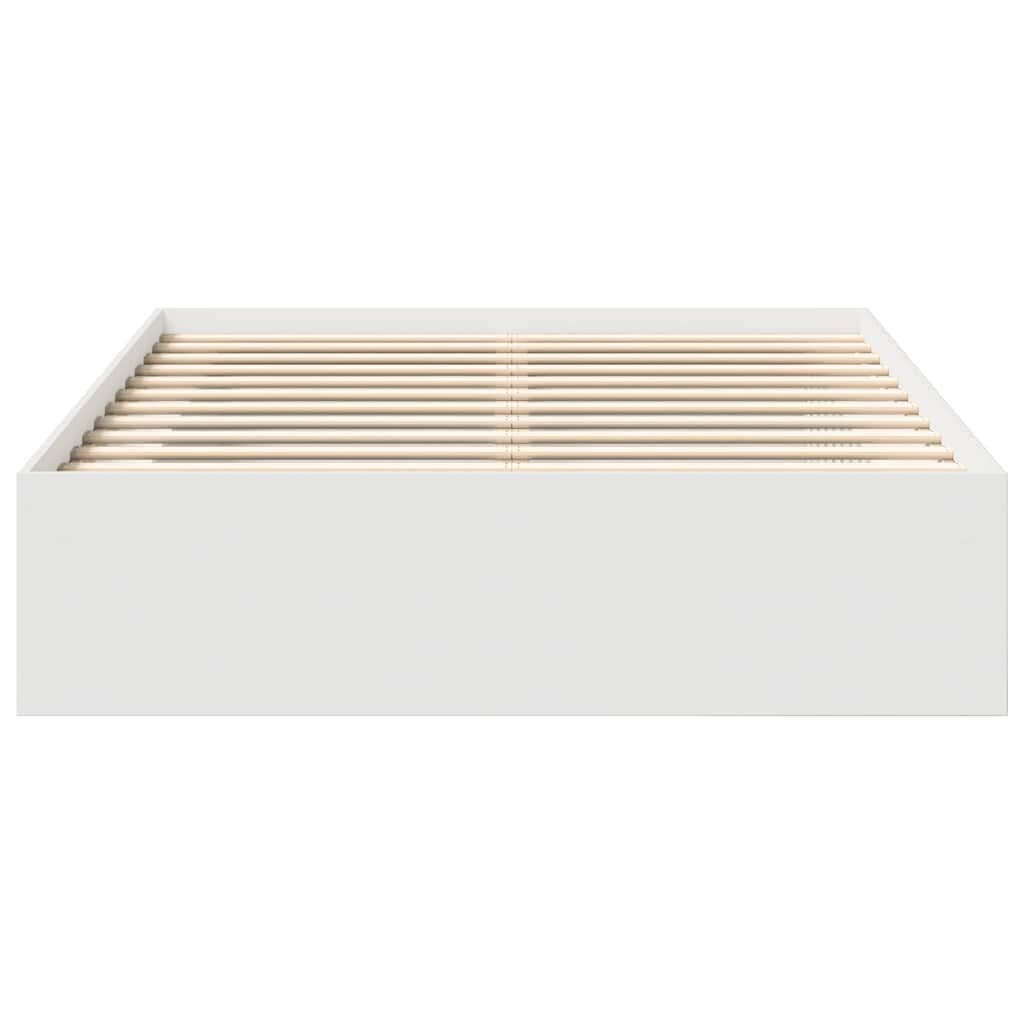 Bed Frame without Mattress White 135x190 cm Price