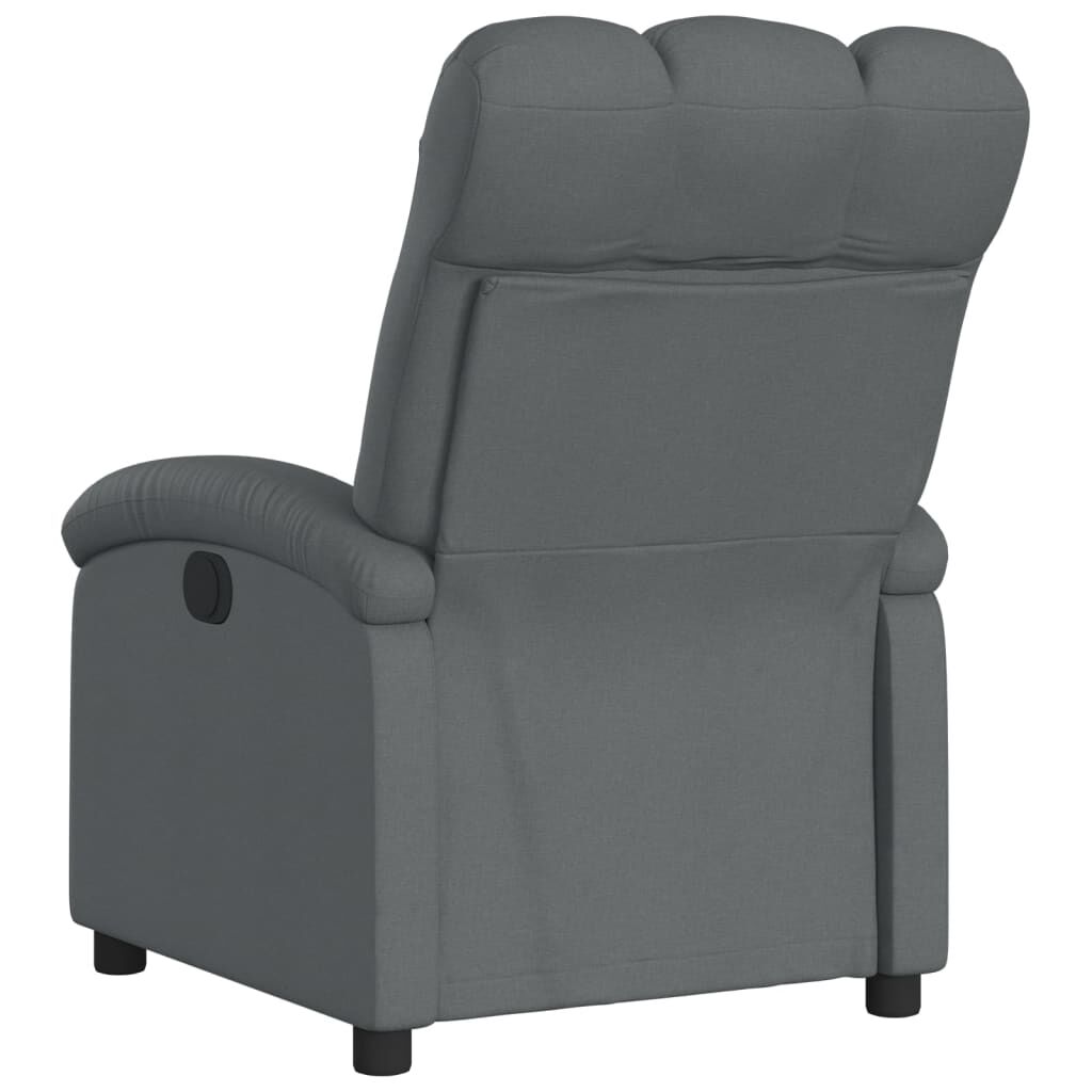 Recliner Chair Dark Grey Fabric Price