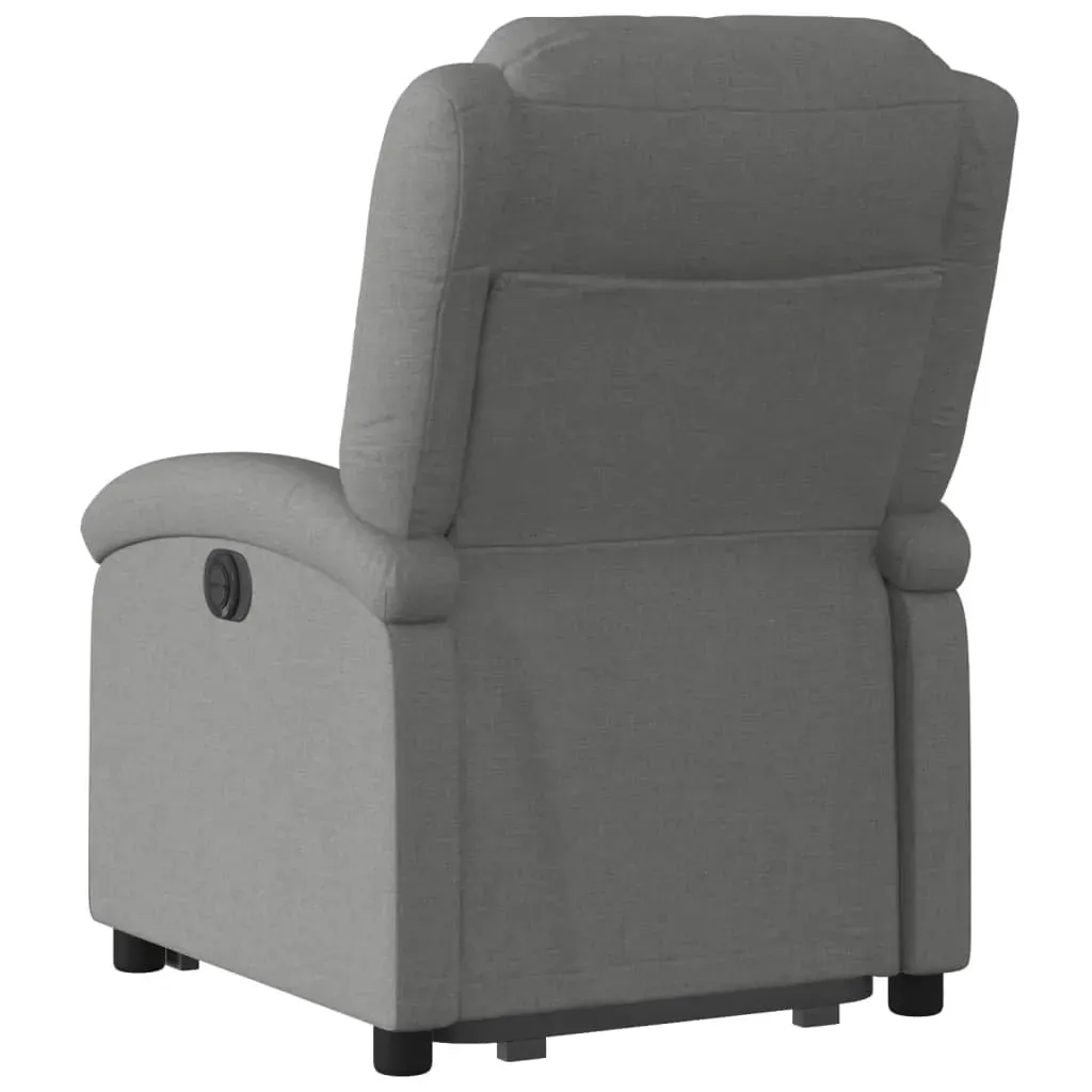 Electric Stand up Recliner Chair Dark Grey Fabric Price
