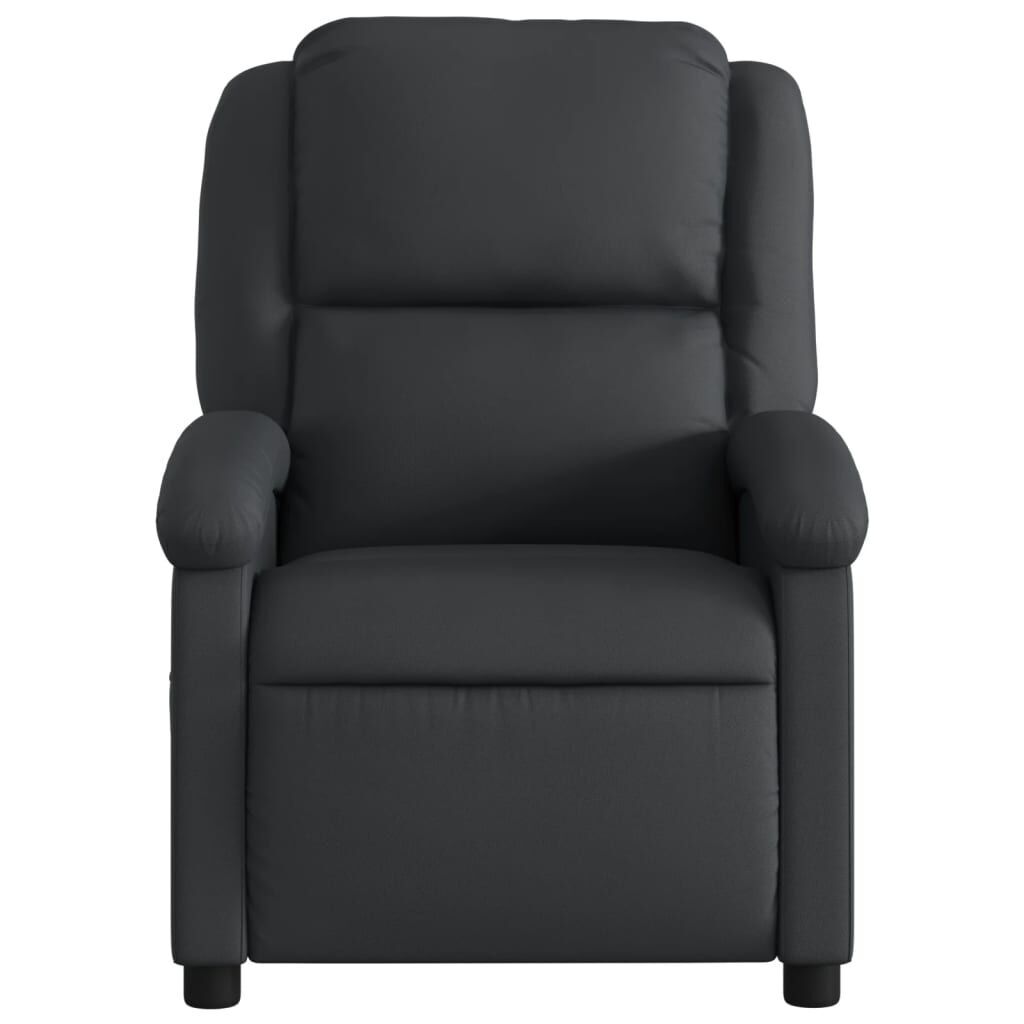 Recliner Chair Black Real Leather Price